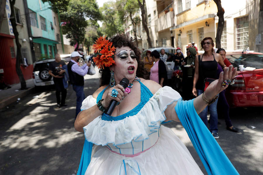 An Activist Sings During The Celebration Of Gay Pride On A Street In A   76705434.cms