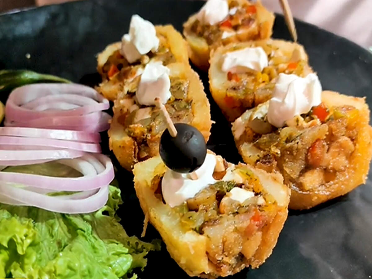 Stuffed Potatoes Recipe Vegetarian Stuffed Potato Recipe Video