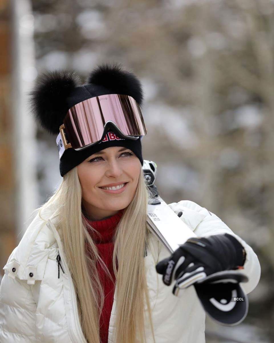 Skiing queen Lindsey Vonn flaunts her curves in these stunning pictures ...