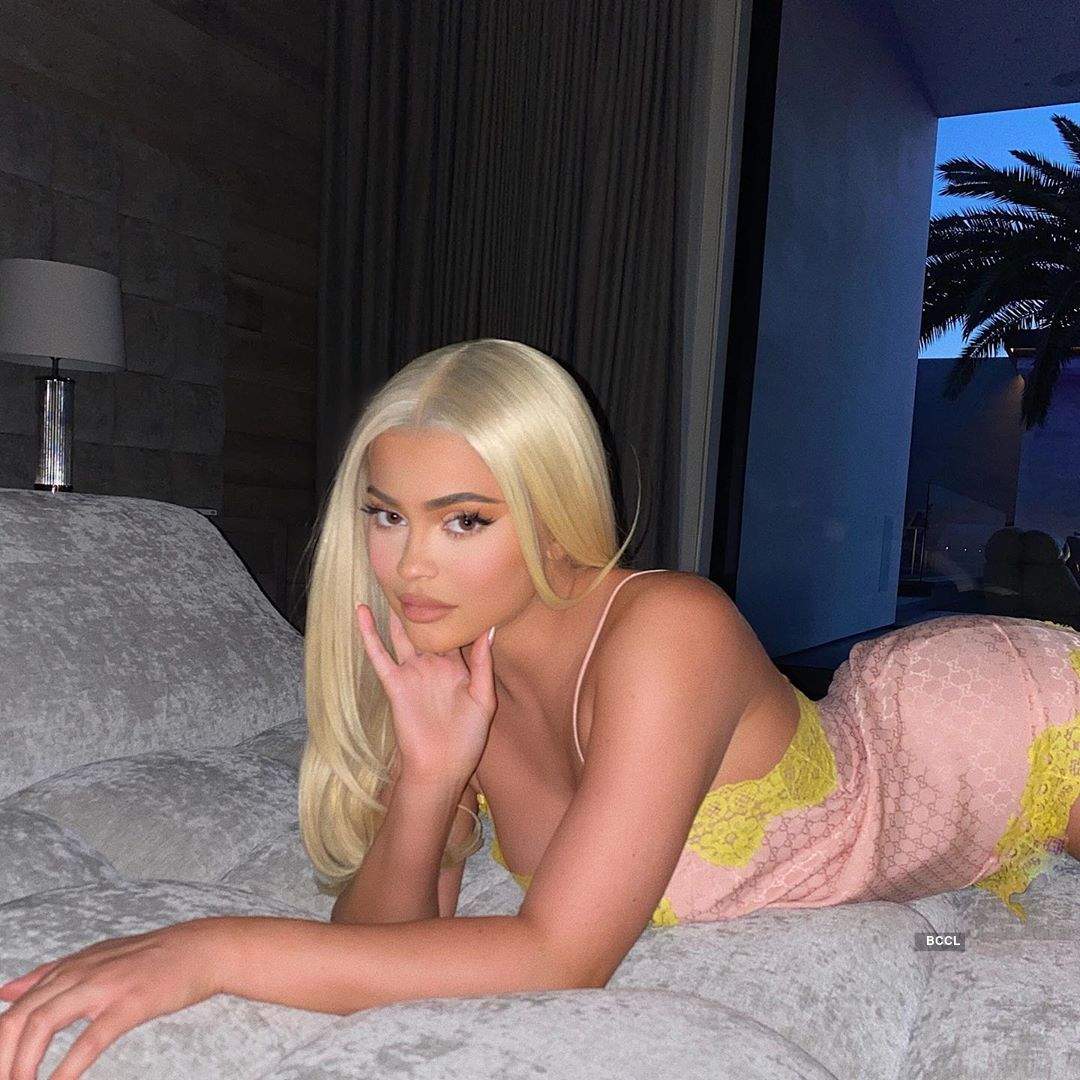 Star Style on X: Kylie Jenner wearing Louis Vuitton Palm Springs