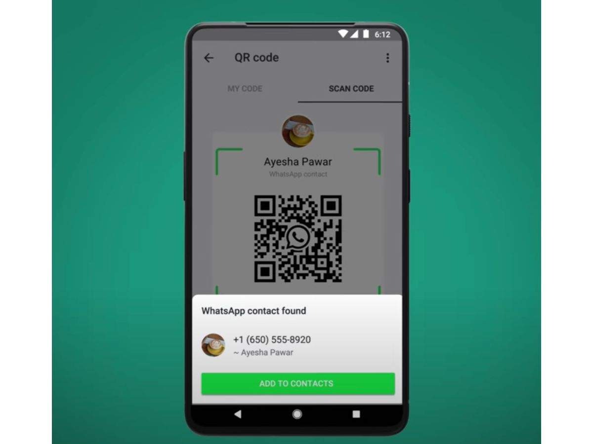 You will soon be able to scan WhatsApp QR codes to add new contacts