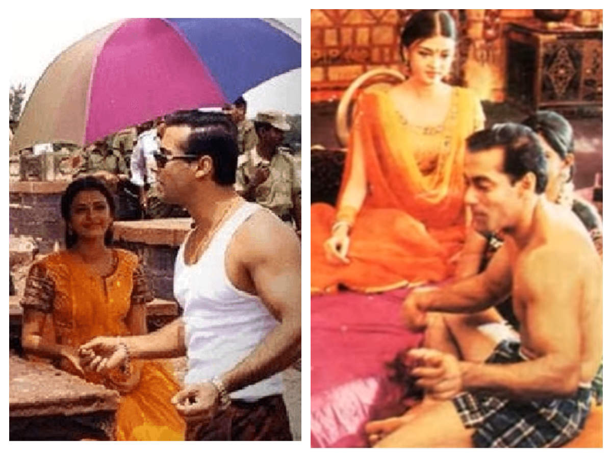 Unseen BTS pictures of Salman Khan and Aishwarya Rai Bachchan from the sets  of 'Hum Dil De Chuke Sanam' | The Times of India