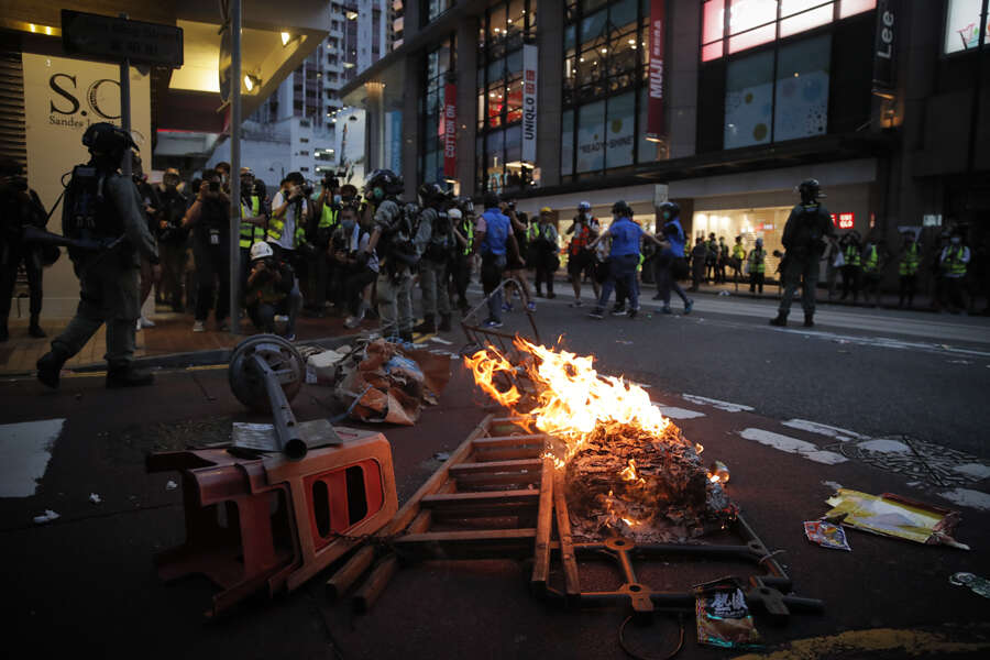 40 pictures from Hong Kong protests over China security law