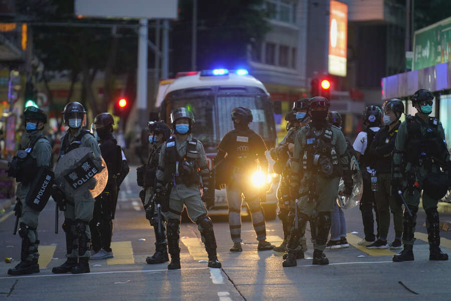 40 pictures from Hong Kong protests over China security law