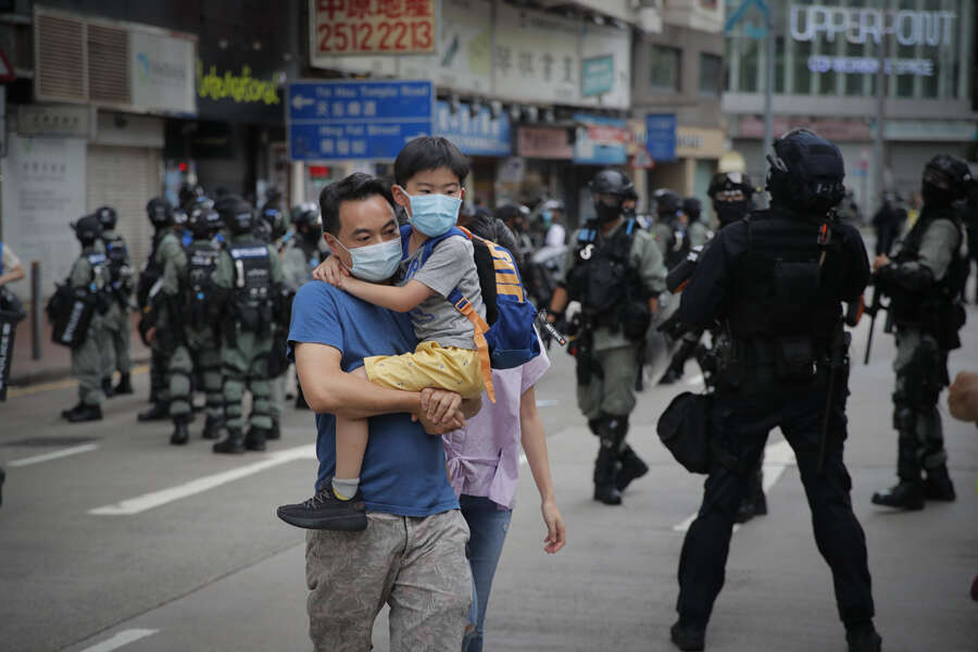 40 pictures from Hong Kong protests over China security law