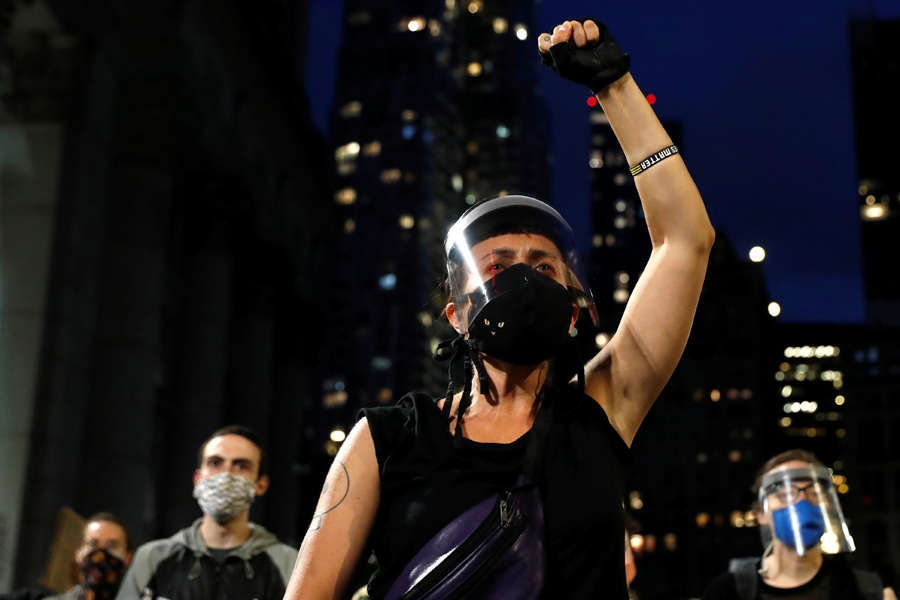 Inside pictures from New York City's autonomous protest zone
