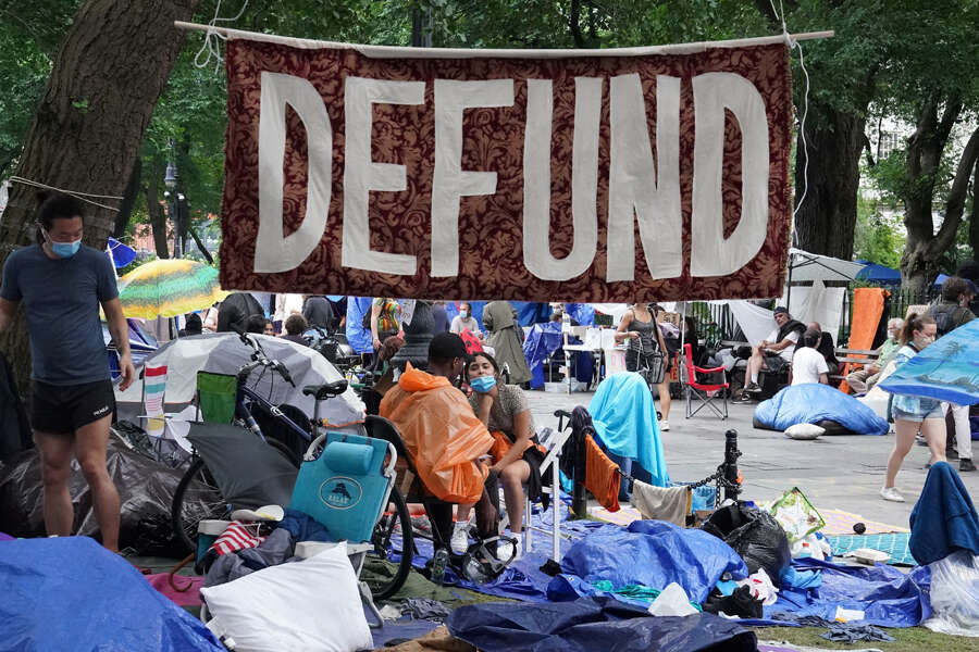 Inside pictures from New York City's autonomous protest zone