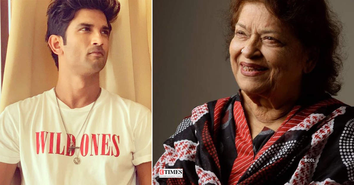 Saroj Khan's last Instagram post was in the memory of late actor Sushant Singh Rajput