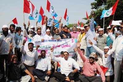 Telangana protest