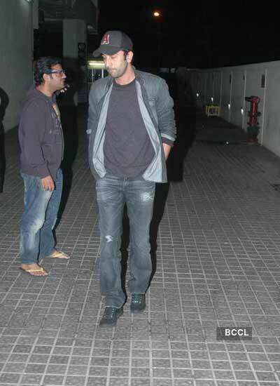 Ranbir, Nargis, Ayan spotted at multiplex