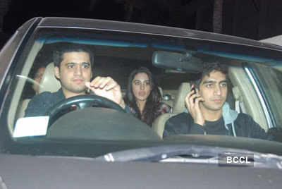 Spotted: Ranbir with Ayan, Nargis