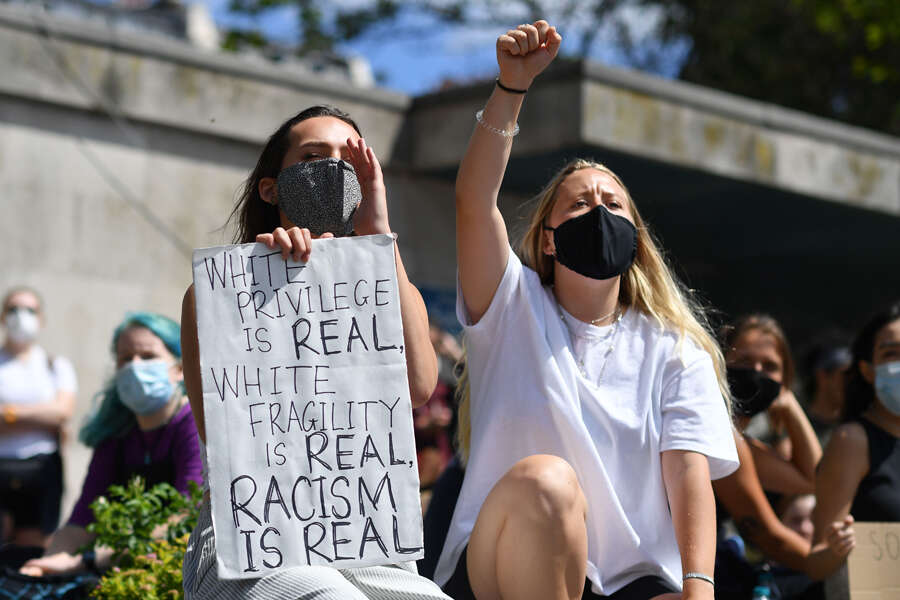 Anti-racism protest held in London
