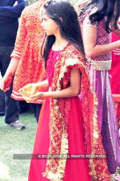 Rustam Tiwari's Mehendi ceremony