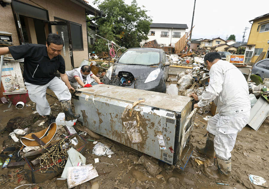 At least 50 dead in Japan flood