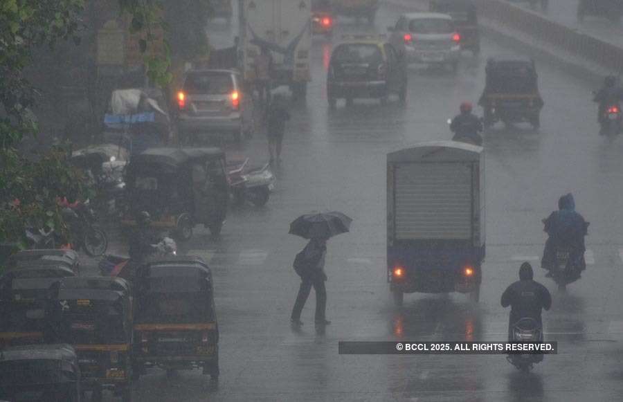 These pictures show how incessant rain disrupted normal life in Mumbai