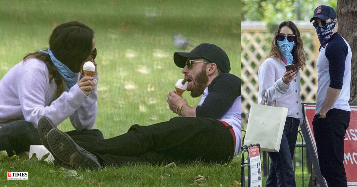 Chris Evans aka 'Captain America' goes on an ice-cream date with Lily James; sparks dating rumours