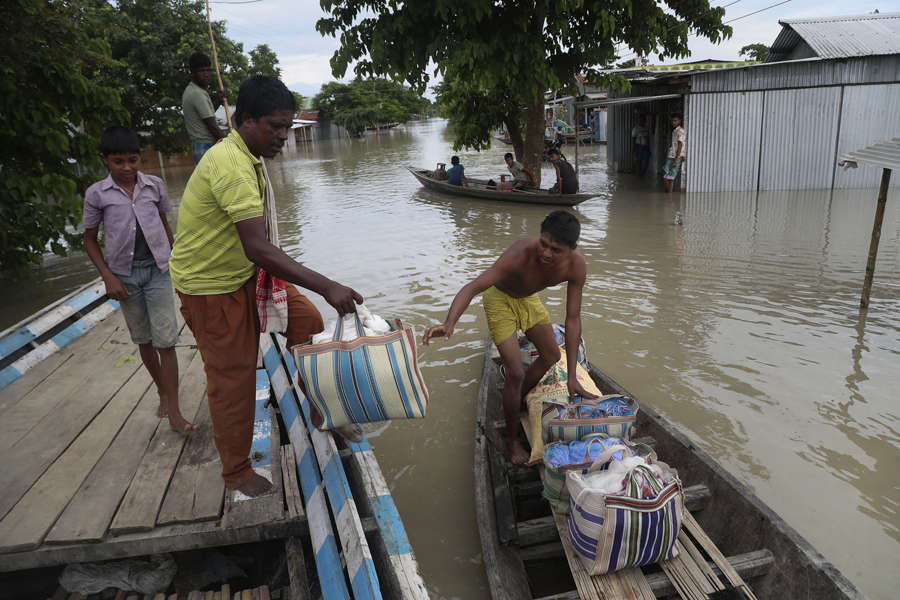 Deadly floods leave a trail of destruction in Assam