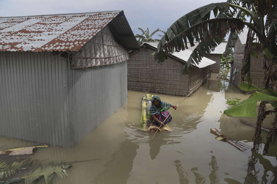 Deadly floods leave a trail of destruction in Assam