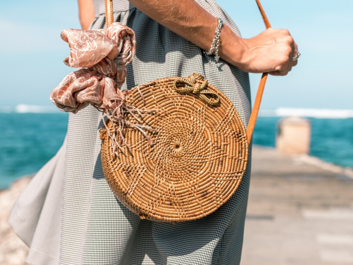 Stylish Jute Tote Bag - Green - Go Eco Love