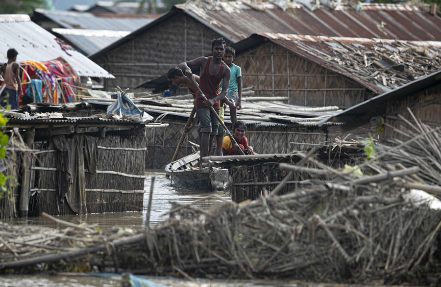 Flood: These pictures show the devastation in Assam