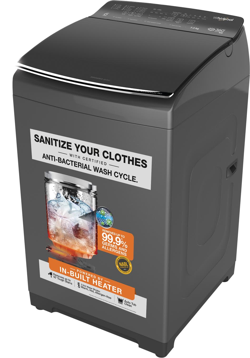 Whirlpool launches new range of washing machines with inbuilt water