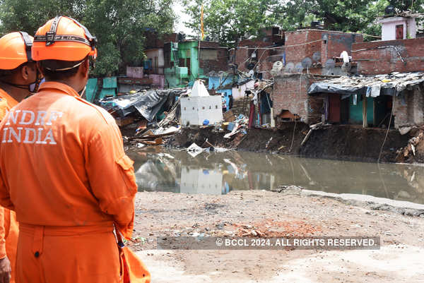Four die, houses collapse in Delhi's first heavy monsoon rainfall