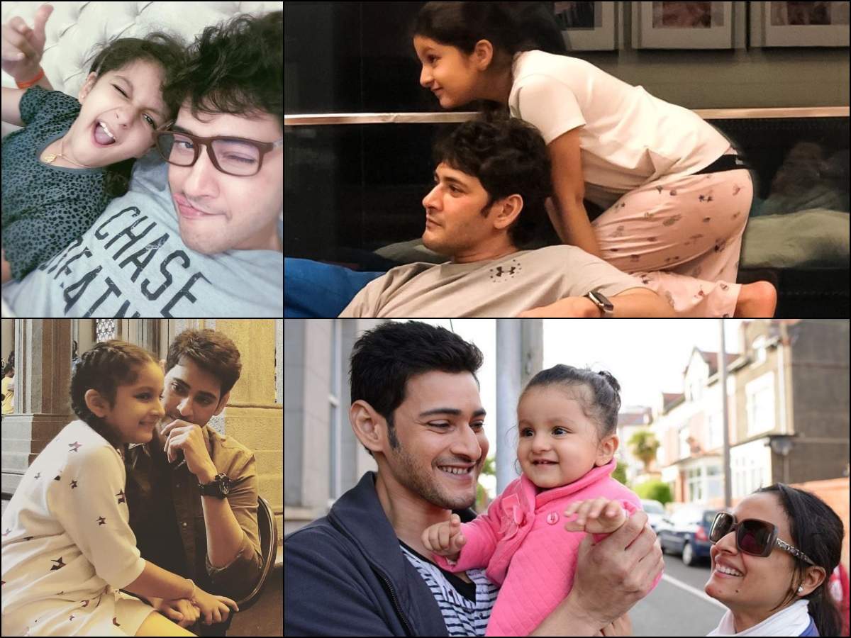 Mahesh Babu&#39;s daughter Sitara turns 8: Cute moments between the munchkin and her Superstar Father | The Times of India