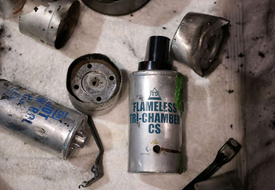 Tear Gas And Other Chemical Agents Used By Federal Agents To Disperse   77067076.cms