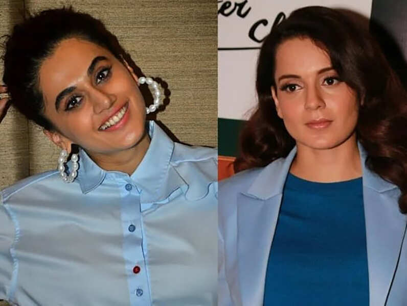 Kangana Ranaut and Taapsee Pannu pictures