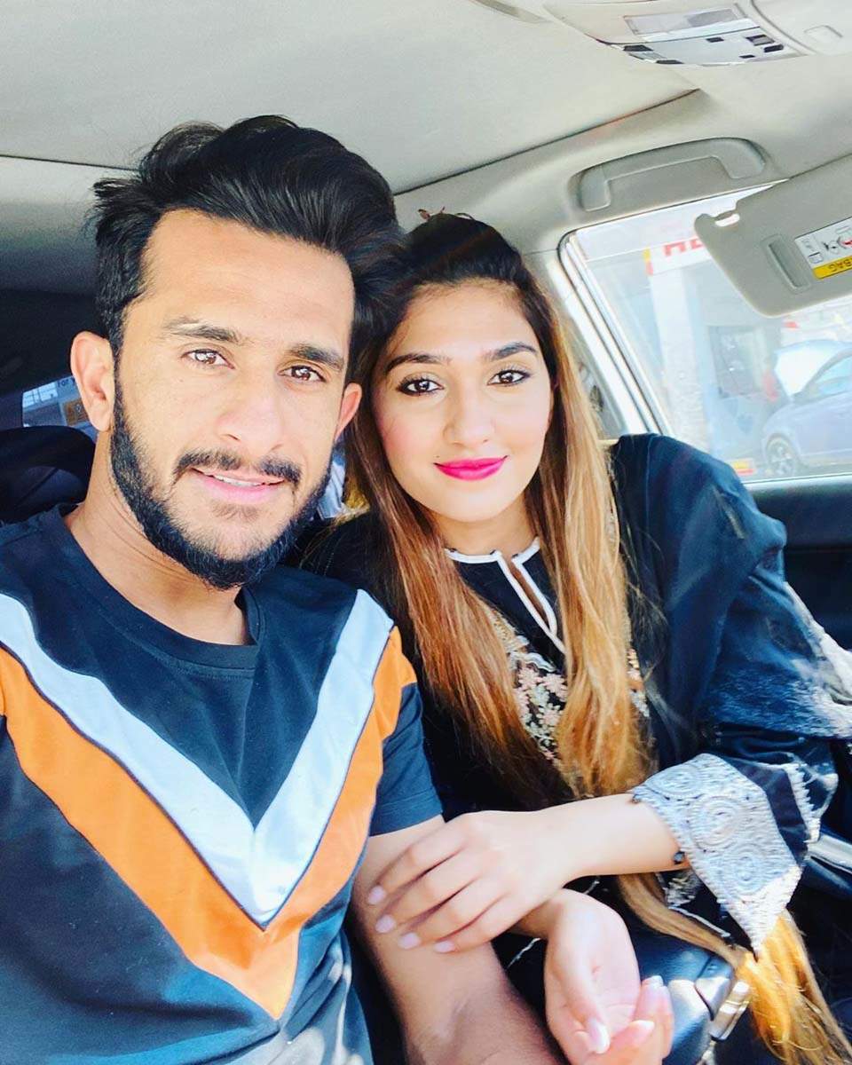 Picture perfect moments of Pakistani bowler Hasan Ali with his Indian wife Shamia Arzoo