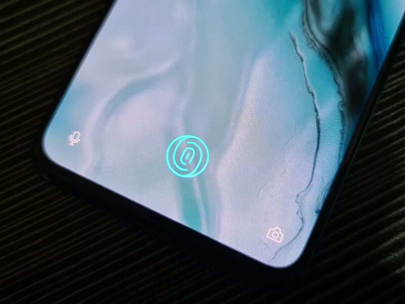OnePlus Nord comes with an in-display fingerprint scanner and also supports Face Unlock