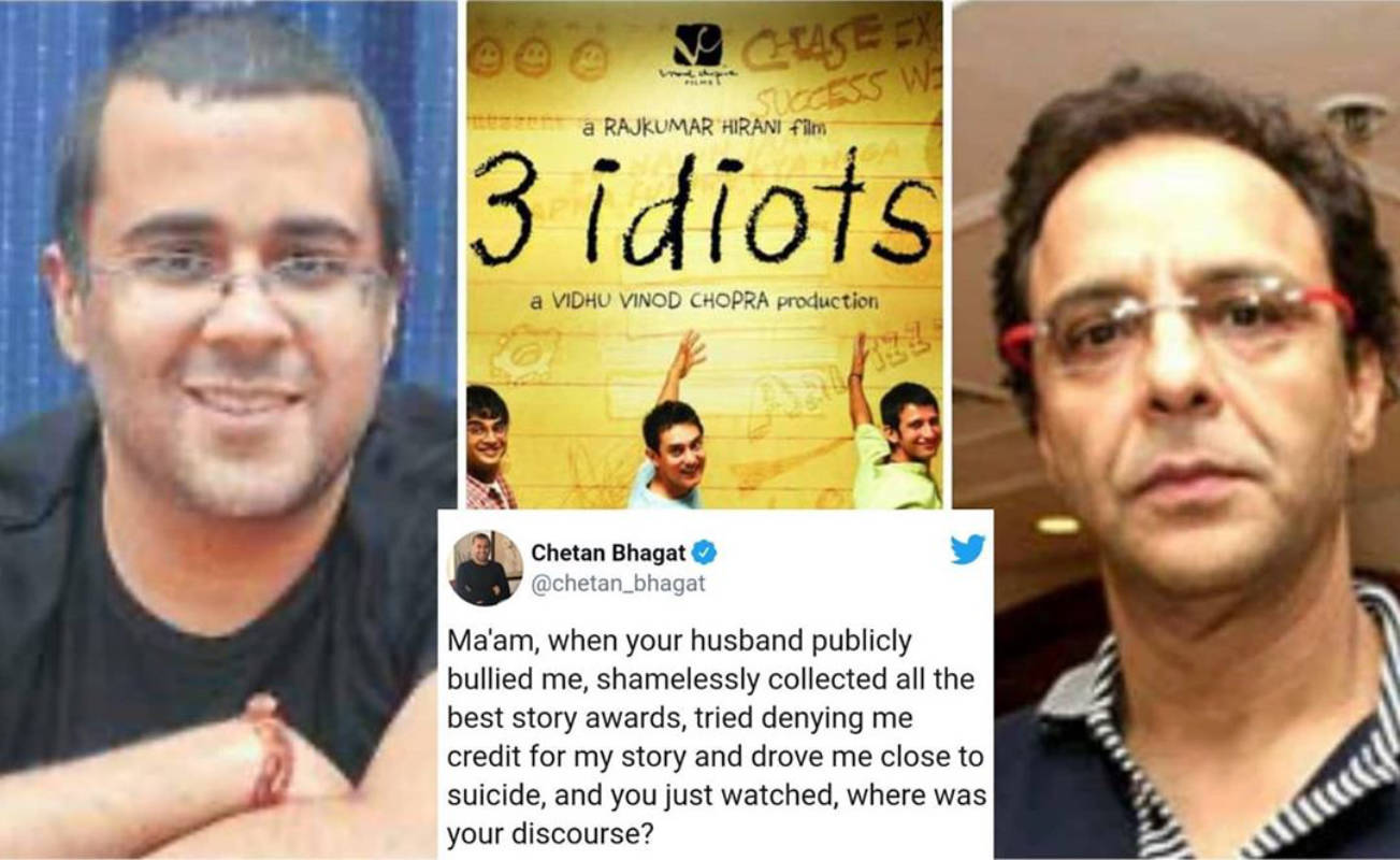 Chetan Bhagat hits back at Anupama Chopra; says Vidhu Vinod Chopra drove him close to suicide