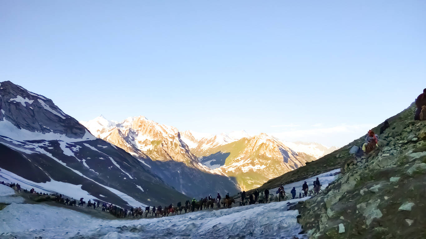 Amarnath Yatra cancelled in light of COVID-19 pandemic Amarnath Yatra cancelled in light of COVID-19 pandemic