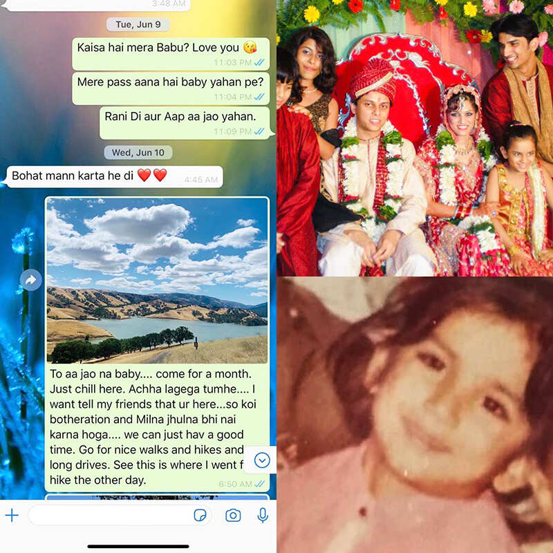 Sushant Singh Rajput and Shweta Singh Kirti pictures