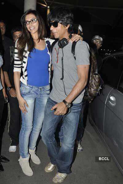 SRK, Deepika, Juhi spotted at airport