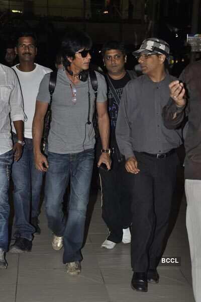 SRK, Deepika, Juhi spotted at airport