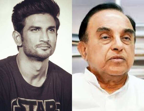 Sushant Singh Rajput and  Subramanian Swamy
