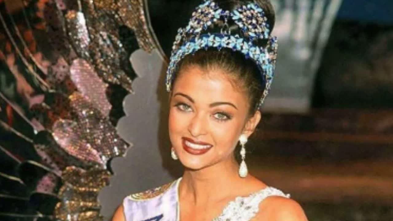 Crowning Moment Of Aishwarya Rai Miss India 1994