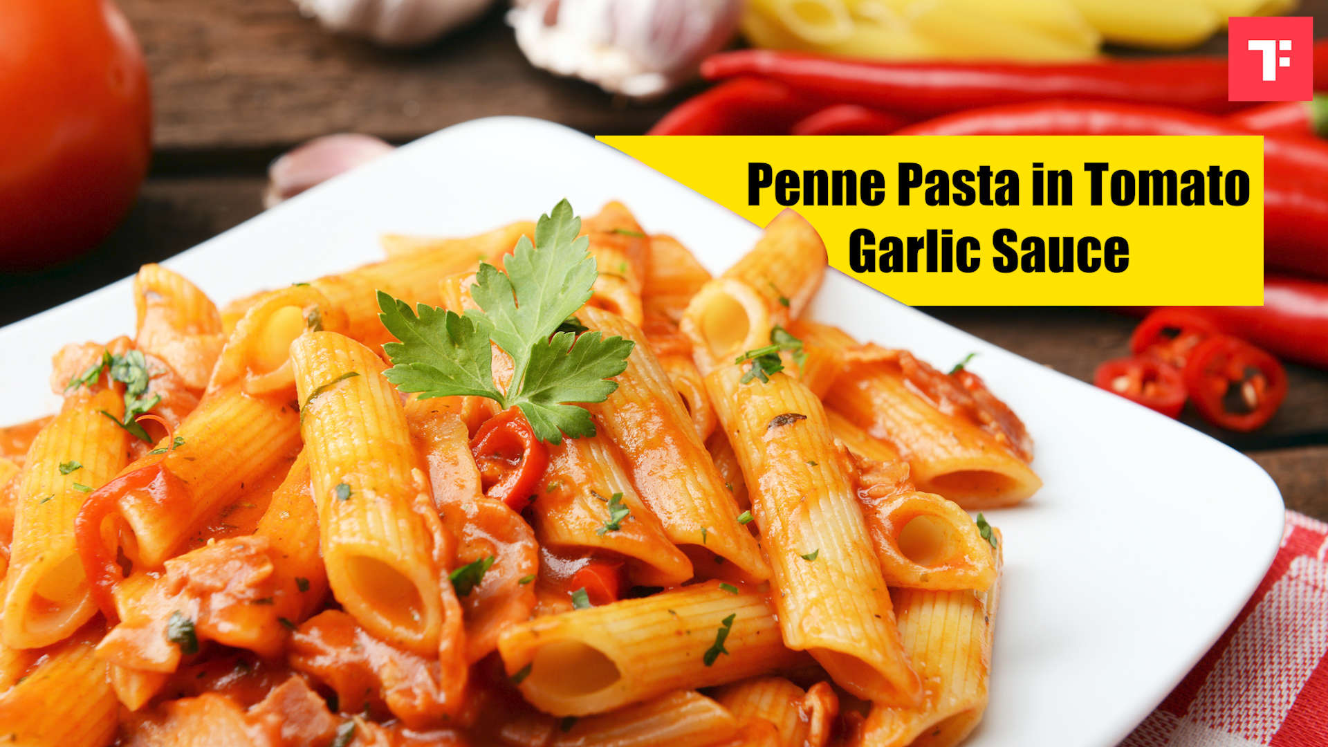 Watch: How to make Penne Pasta in Tomato Garlic Sauce - Times Food