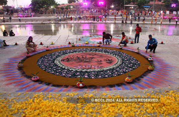 Ayodhya decked up for Bhoomi Pujan of Ram Mandir