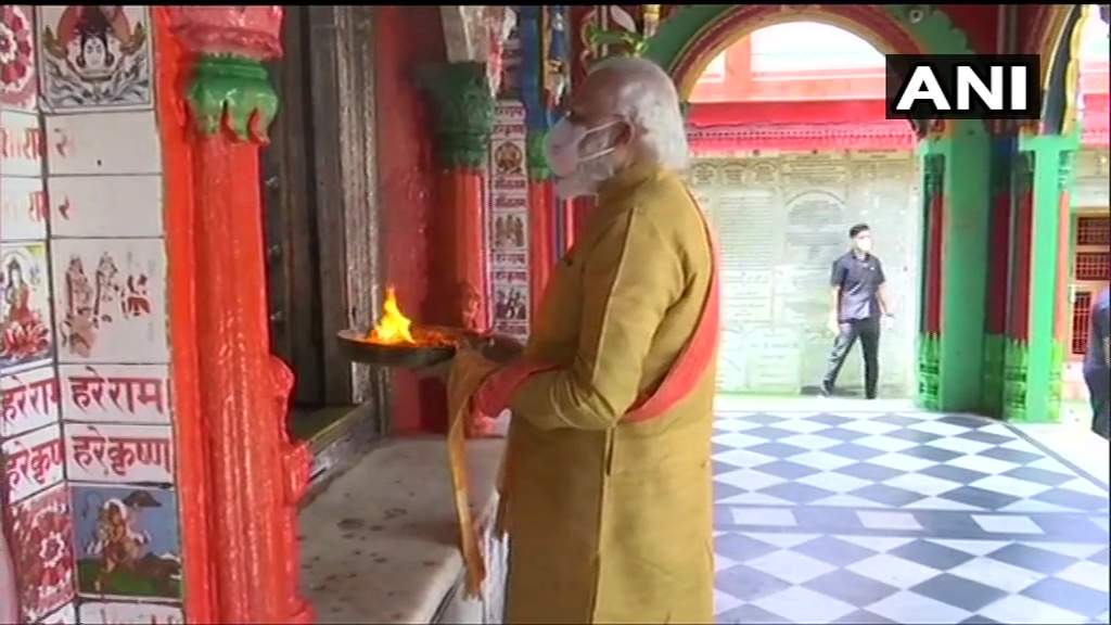 PM Modi performs bhoomi pujan of Ram Mandir in Ayodhya