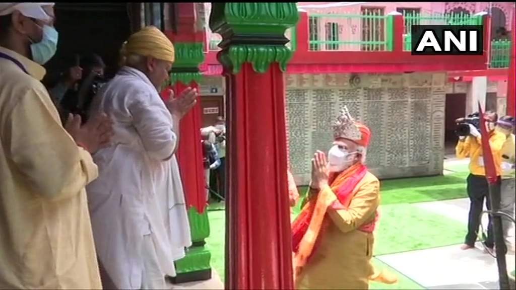 PM Modi performs bhoomi pujan of Ram Mandir in Ayodhya