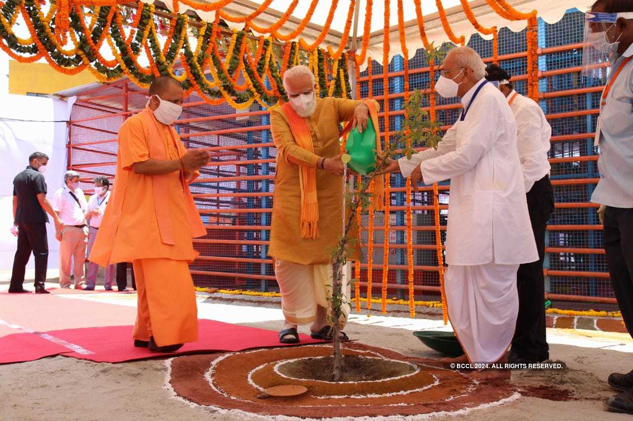 PM Modi performs bhoomi pujan of Ram Mandir in Ayodhya