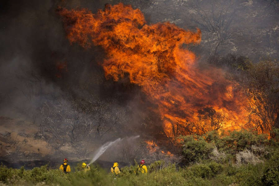 Wildfires continue to blaze in California