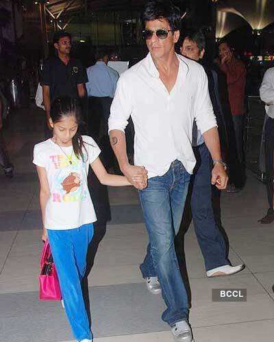 SRK with daughter Suhana Khan