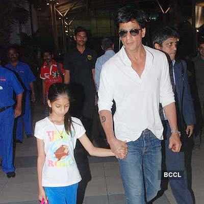 SRK with daughter Suhana spotted!