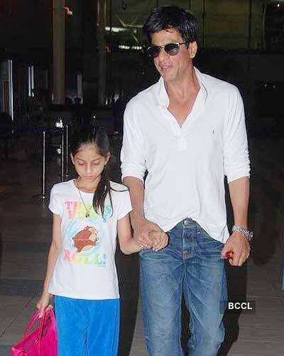 SRK with daughter Suhana spotted!