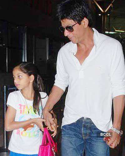 SRK with daughter Suhana spotted!