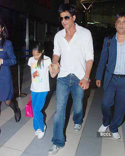 SRK with daughter Suhana spotted!