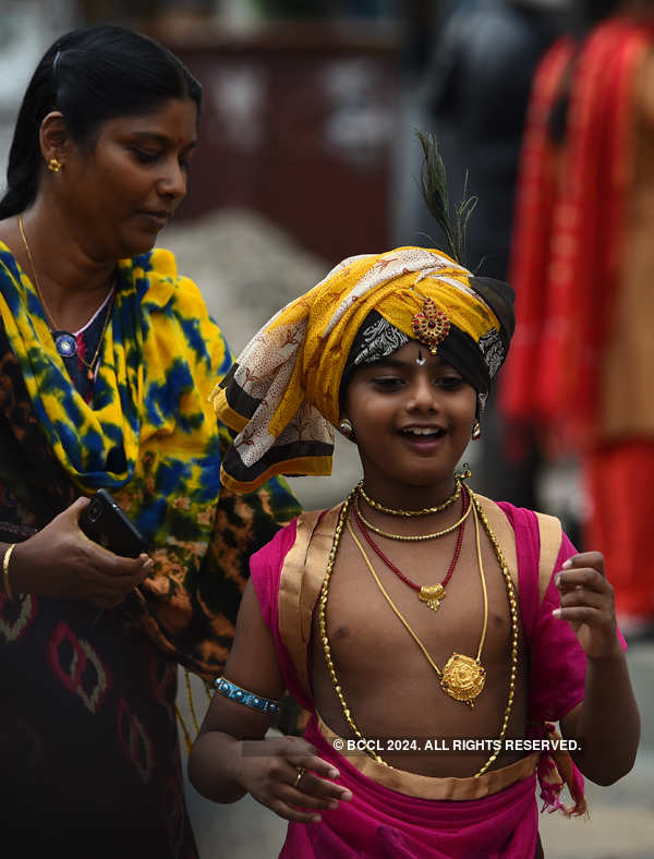 Devotees celebrate Janmashtami with religious fervour